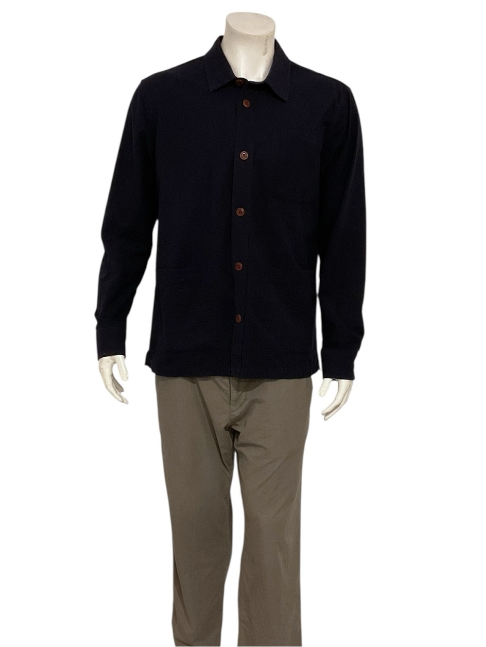 Corridor Men’s Navy 3 Pocket Button Shirt Jacket